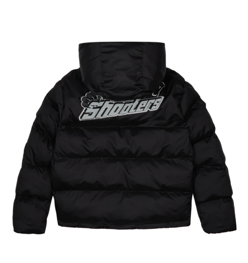 TRAPSTAR SHOOTERS HOODED PUFFER - BLACK
